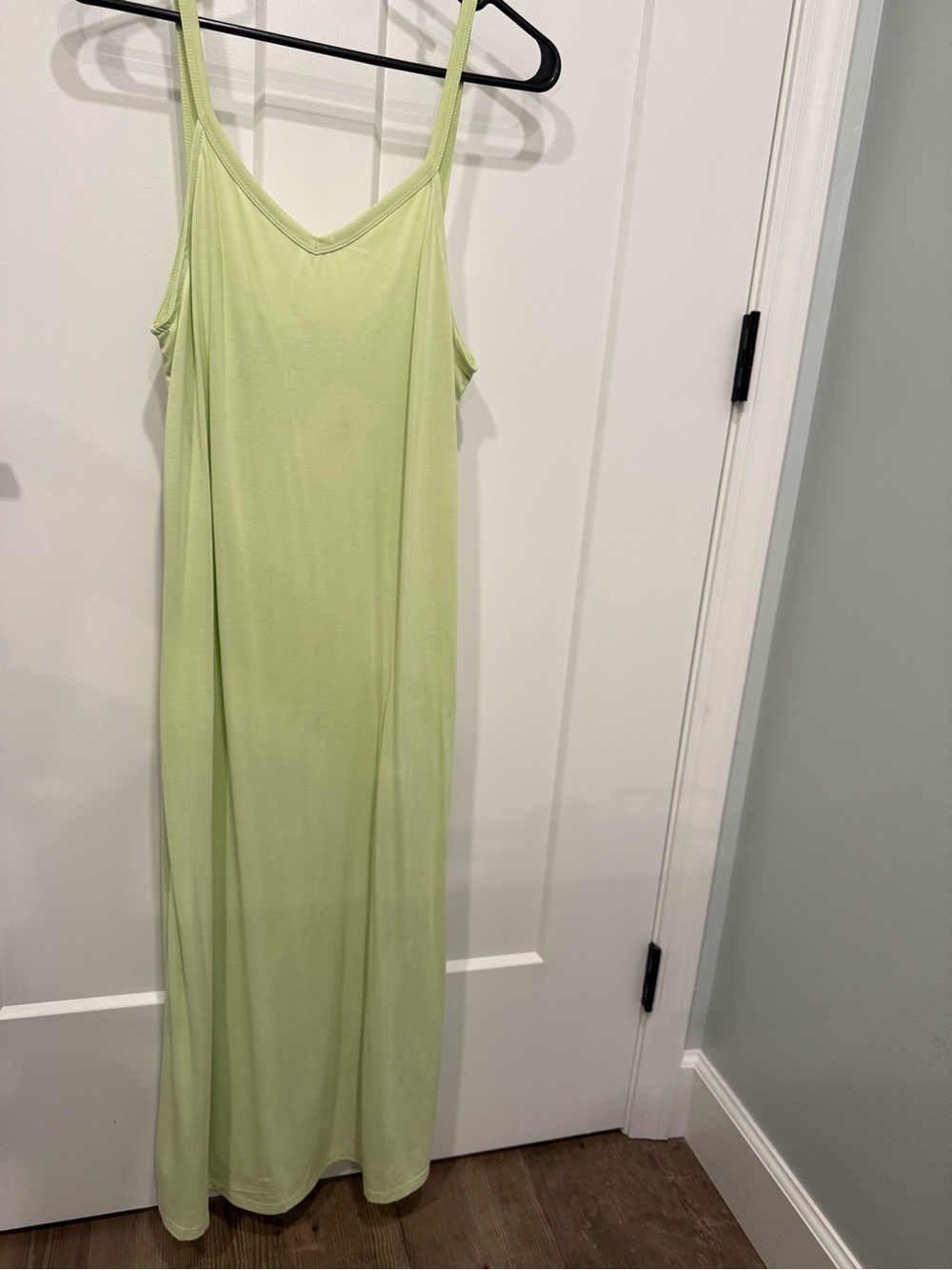 Light Green Slip Dress - Soft Spaghetti Strap Maxi